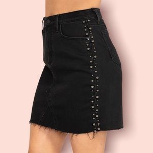 Driftwood Black Pearl Denim Skirt